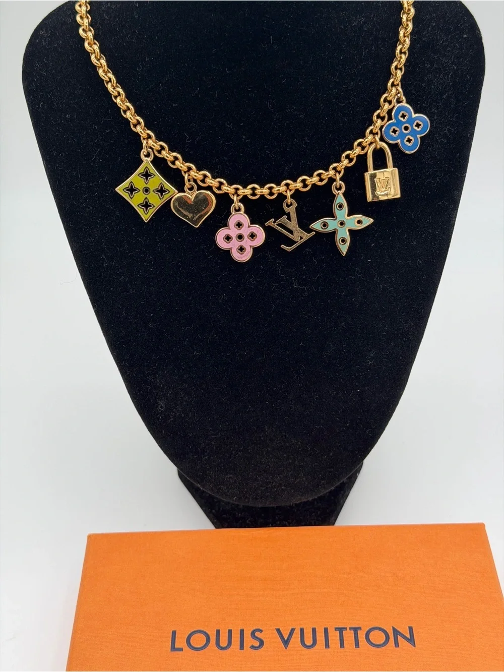 Louis Vuitton Rare Necklace Authentic in box